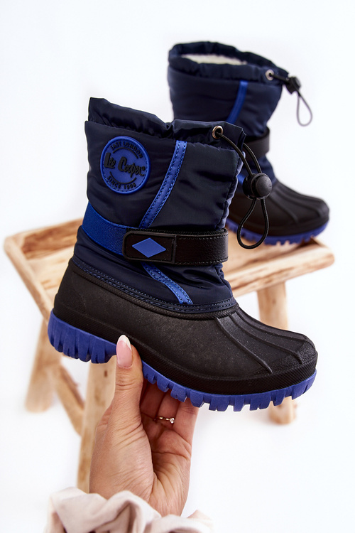 Izolované snehové topánky pre deti Lee Cooper LCJ-21-44-0522 Navy modrá