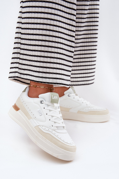 Dámske Tenisky Na Platforme LEE EMMA WOMEN LOW 50251014.04L Béžové