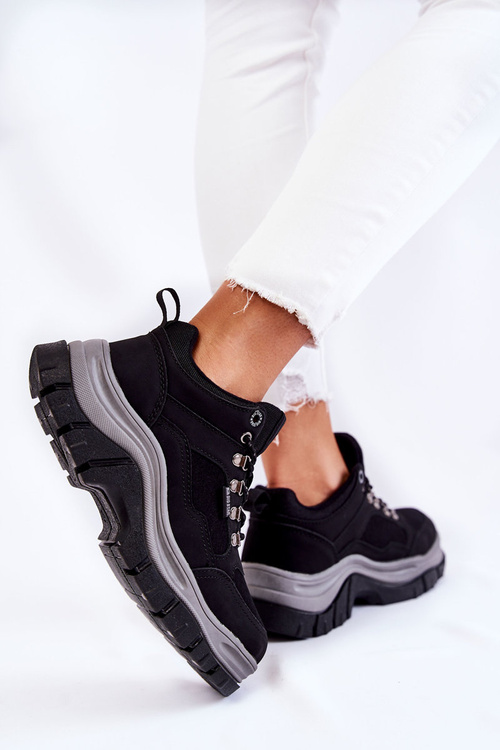 Dámské trekové boty Memory Foam Big Star KK274364 Černá