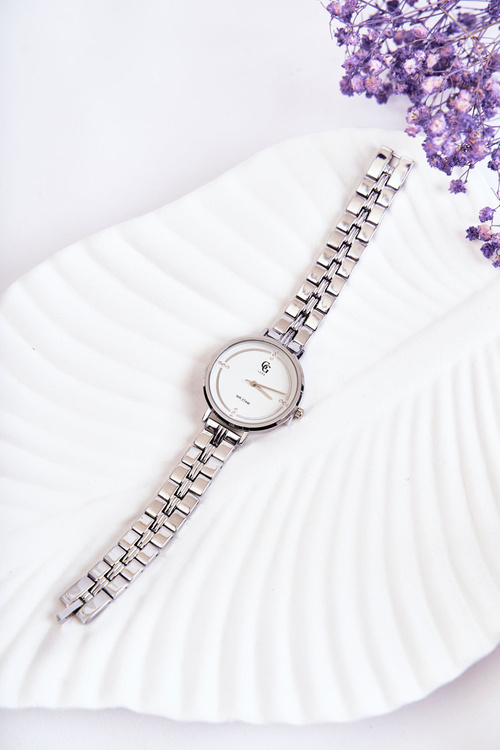 Dámske gg luxusné strieborné hodinky