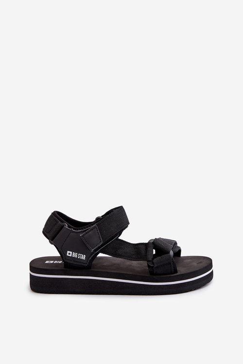 Dámske sandále na platforme Big Star NN274A532 Čierne