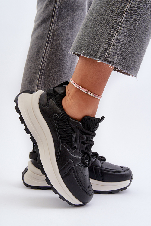 Dámske tenisky HI-POLY SYSTEM Big Star NN274A106 Čierne