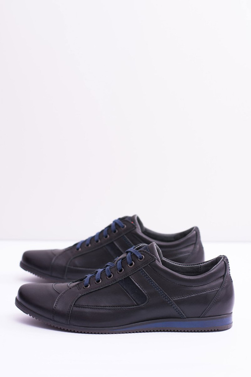 Pánske kožené športové topánky sferis čierna