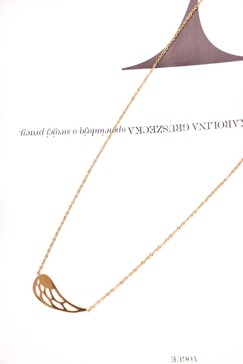 Dámský Zlatý Náhrdelník Křídlo Rebecca