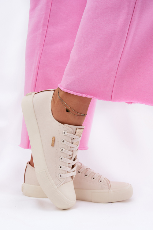 Dámske Tkaninové Tenisky Big Star RR274768 Béžové