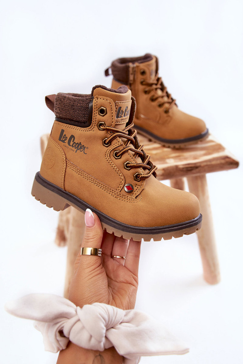 Dětské boty Lee Cooper LCJ-22-01-1490 Velbloud