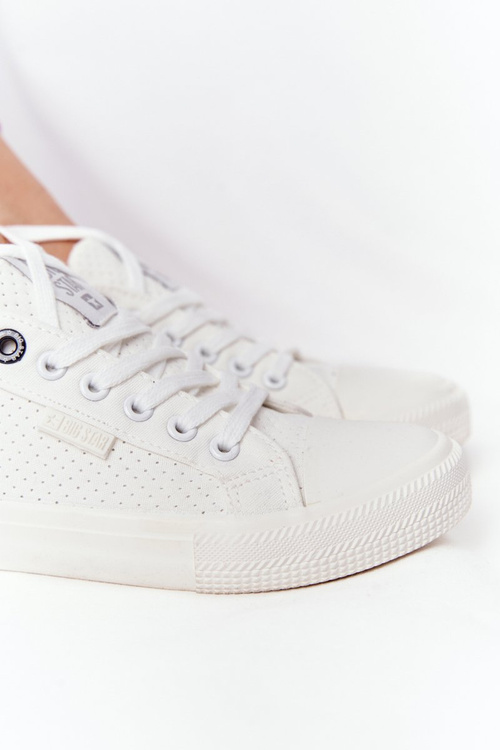 Dámska veľká hviezda HH274017 Biele tenisky