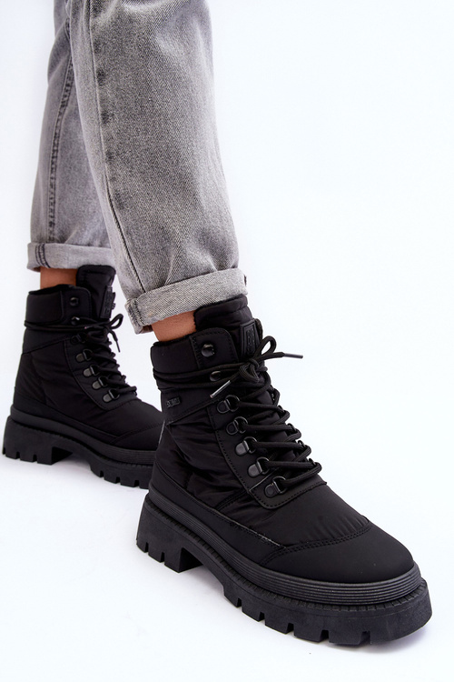 Dámske topánky Izolované topánky na plošine a ploché podpätky Big Star MM274338 Black