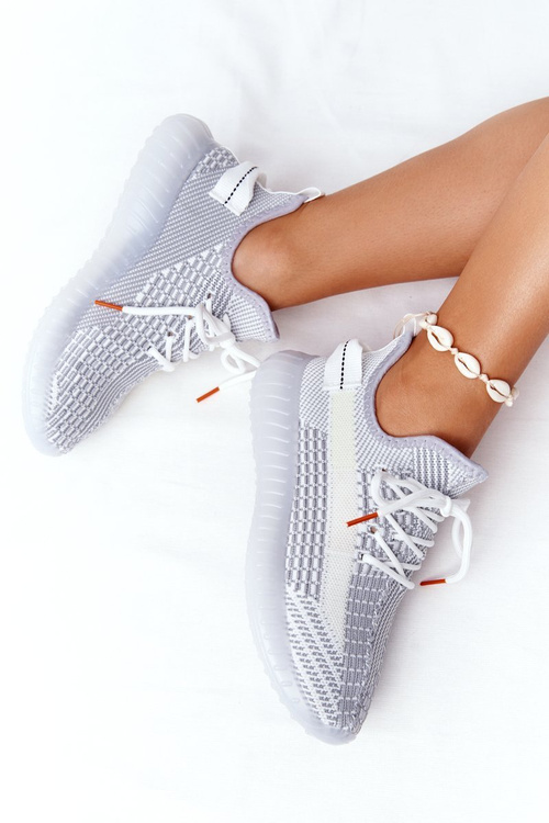 Dámske športové topánky na gumovom jedinom sivom freestyleri