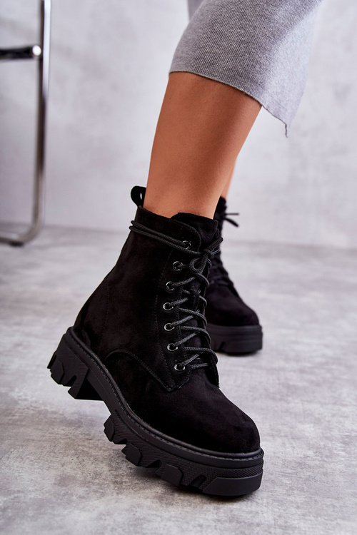 Suve izolované topánky čierny darvin