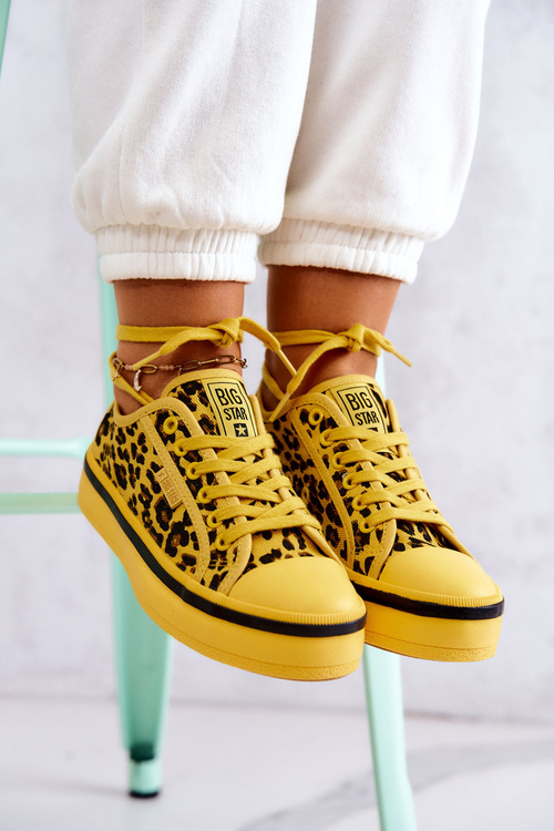 Dámské tenisky Panther BIG STAR JJ274616 žluté