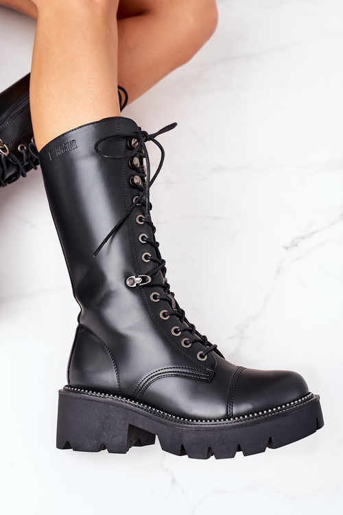 Izolované topánky topánky Big Star II274115 čierna