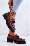 Laer Suede Shoes La.fi Brown Sapphira