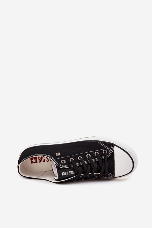 Pánské Nízké Textilní Tenisky Big Star DD174504 Černé