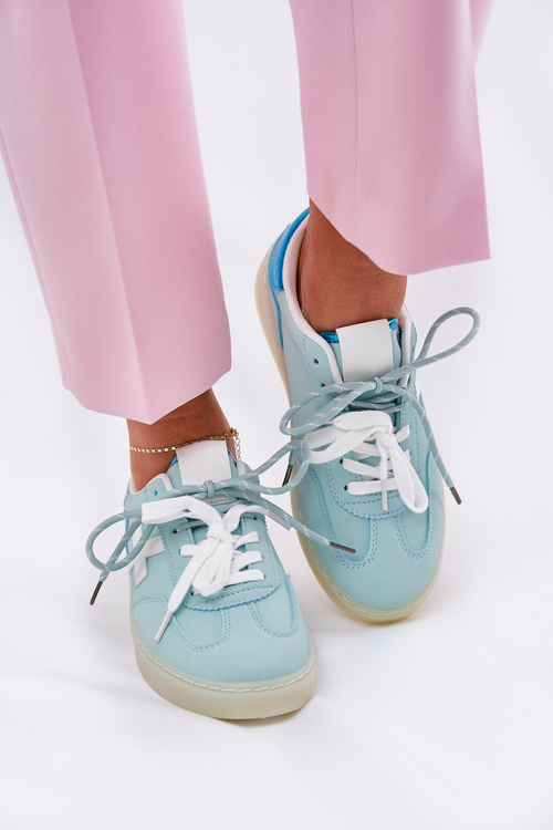 Nízké Dámské Sportovní Boty S Leopardím Vzorem Mint Zelevelis