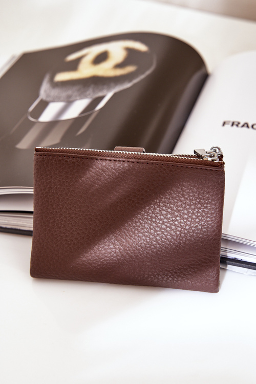 Eko Kožená Peňaženka Dámska Čokoládová Bronica