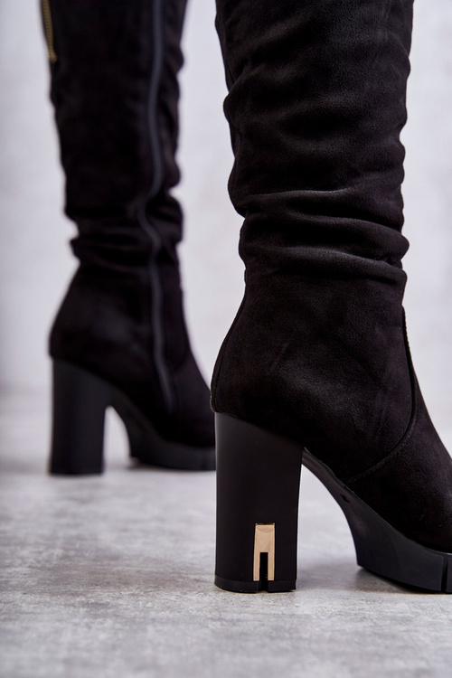 Klasické semišové topánky na posúvaní čierneho Laylaha