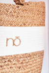Pletena Plážová Kabelka Shopper NOBO XK0260 Béžová