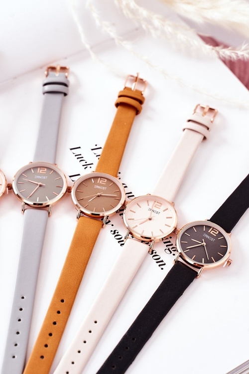 Sledujte na koženom remienku bez niklu ťavej ťavy