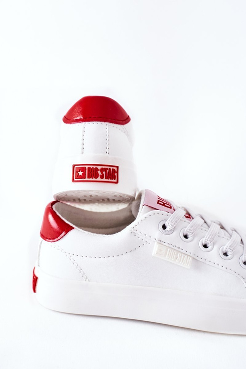 Dětské Kožené Tenisky BIG STAR DD374134 Bílé