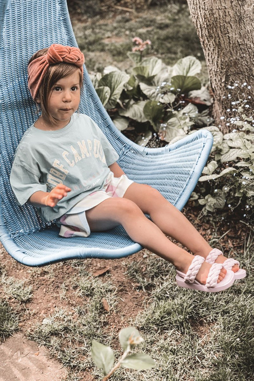 Dětské Sandály Se Stahovací Sňůrkou Fialové Cutie-Pie