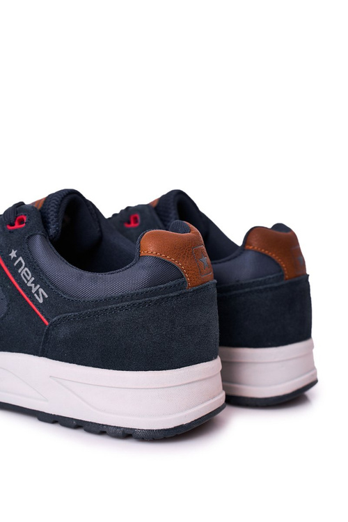 Pánske športové topánky tenisky Fabian Navy Blue