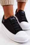Dámske tenisky na platforme Goe JJ2N4073 Black
