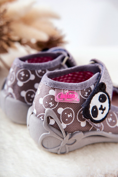 Befado sandále s suchým zipsom 342p031 šedá