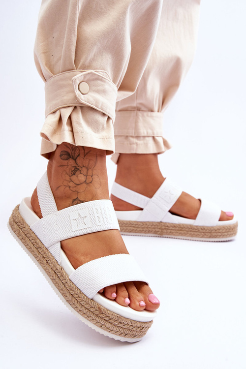 Dámsky sklz -sandále Big Star LL274857 biela