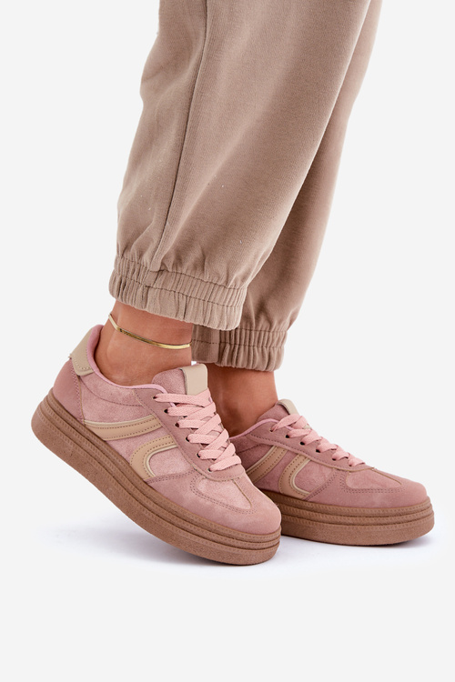 Dámske Tenisky Na Platforme Ružové Lesida