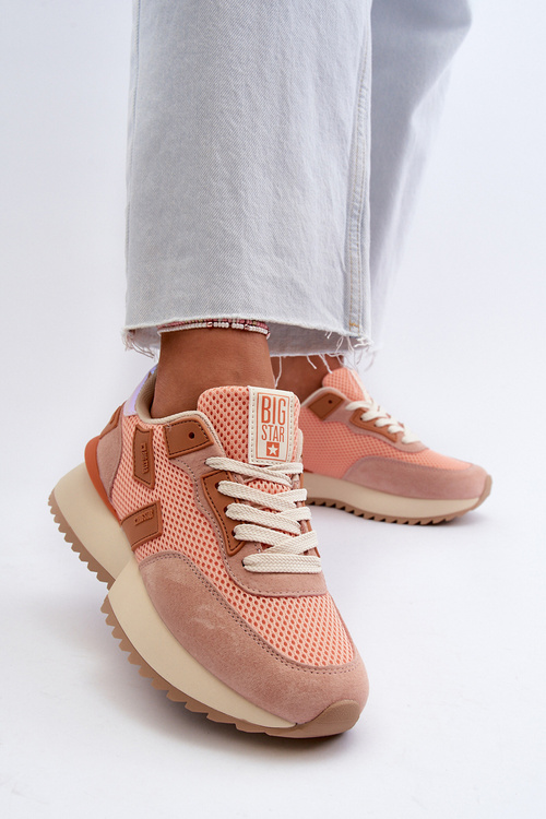 Dámske tenisky Big Star NN274976 Oranžové