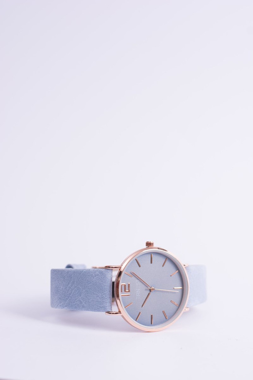 Dámské Hodinky Ernest Claire Light Blue Gold Case
