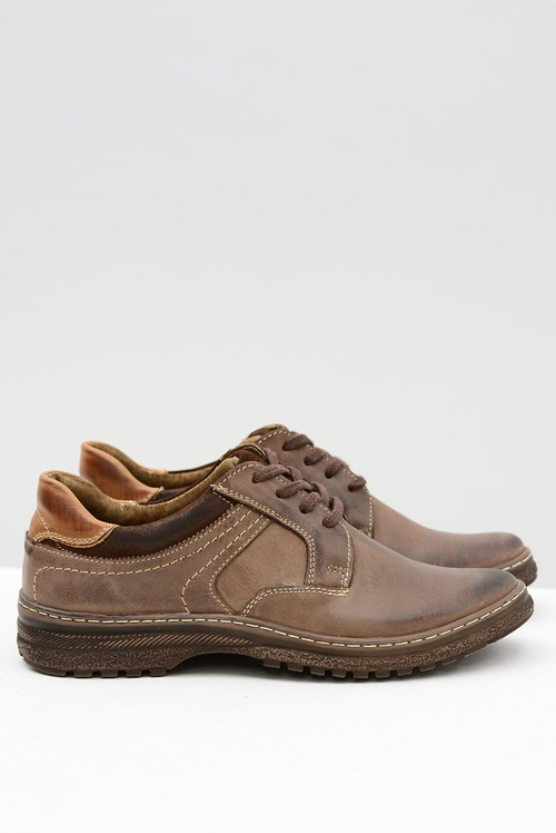 Pánska hnedá topánky Ernesto Natural Leather