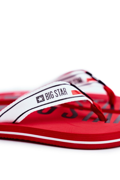 Pánské Žabky Big Star Cervene FF274A451