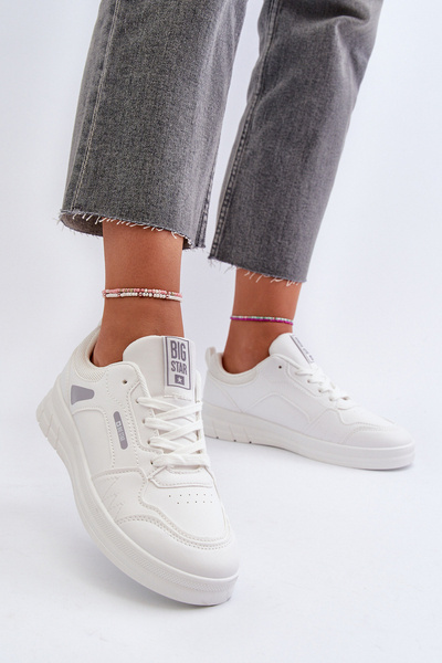 Dámské Sportovní Boty Sneakersy Big Star MM274354 Bílé