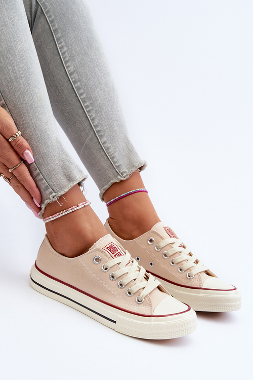 Nízké dámské tenisky Big Star NN274272 béžové