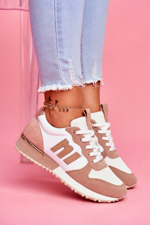 Dámská Sportovní Obuv Sneakers Béžové-Růžové Maddie