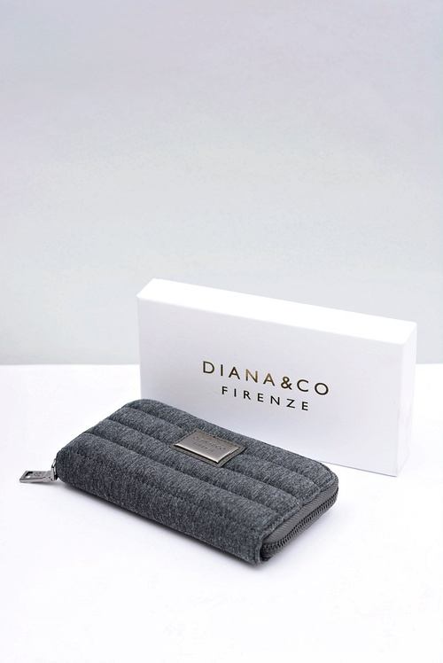 Veľká šedá dámska peňaženka Diana & Co
