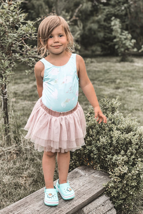 Dětské Pěnové Nazouváky Crocs Zelené-Růžové Lazy Day