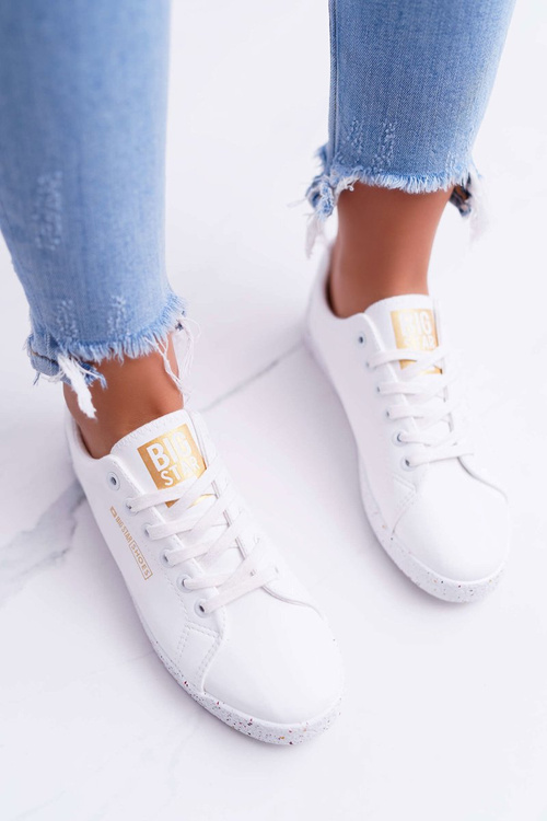 Dámské Tenisky Big Star s Červená Hvězda Bílé AA274A007