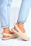 Dámské Espadrilky béžové Kontres