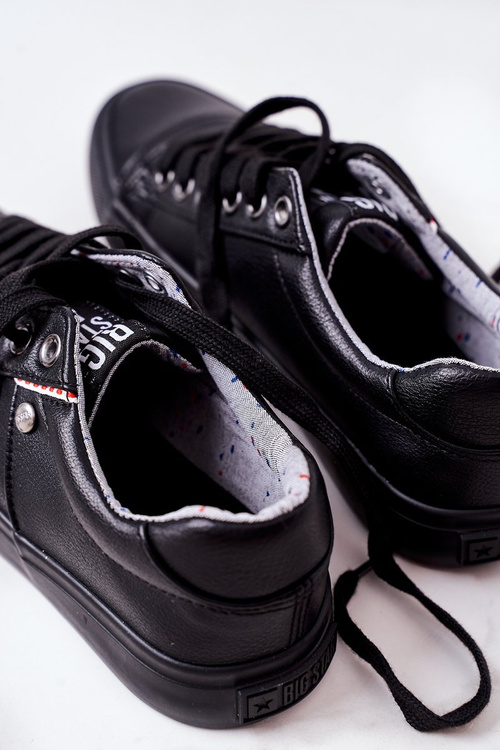 Dámské Kožené Tenisky Big Star GG274061 Černé