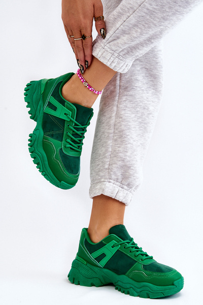 Módní sportovní obuv Tenisky Zelená Frezio