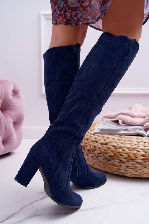 Dámsky Sergio Leone Boots Navy Blue KZ275