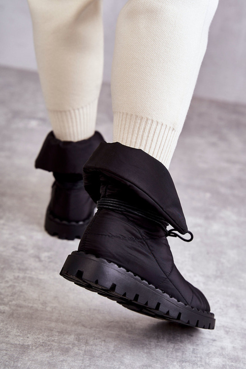 Ženské izolované materiálne topánky Čierne Emelie