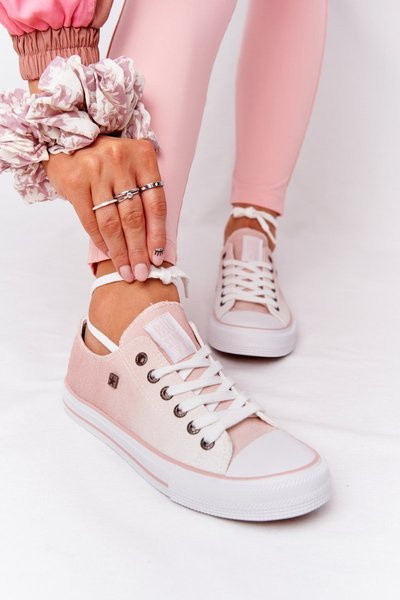Dámska veľká hviezda HH274127 Ombre Pink Sneakers