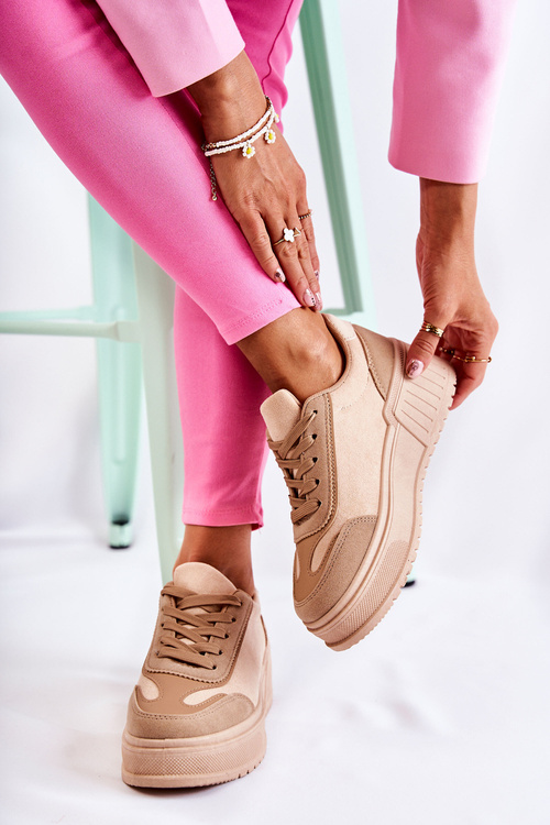 Dámské sportovní semis boty béžové Segurro