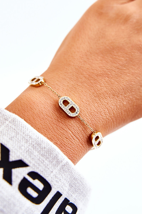 Náramek Na Silném Retízku Zlatý