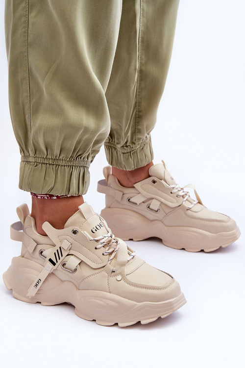Sportovní Boty Sneakersy GOE MM2N4015 Bežové