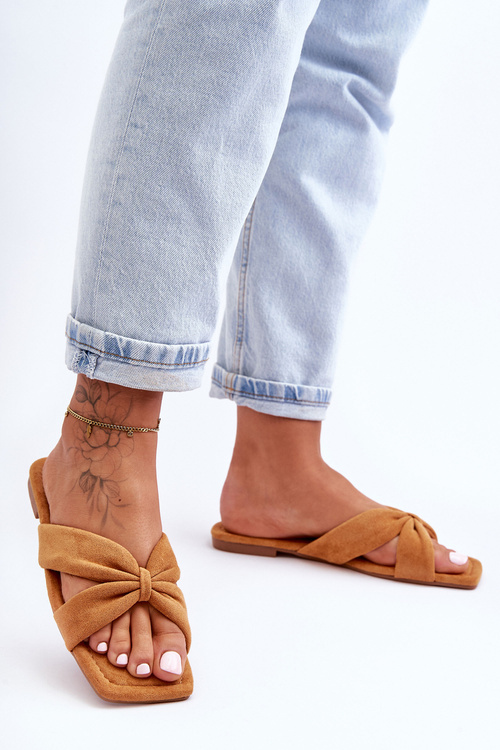 Dámské sametové pantofle Camel Vanilla Sky